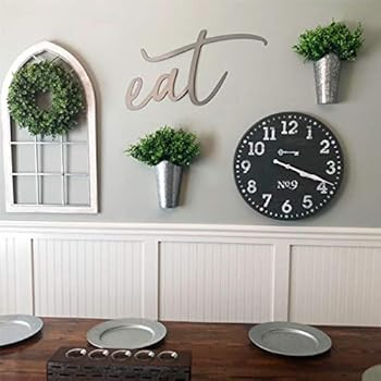 Mkono Galvanized Metal Wall Planter Farmhouse Wall Vase Planters Decor for Succulents or Herbs, R... | Amazon (US)