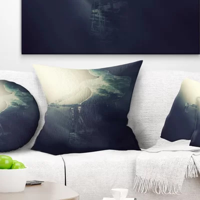 Portrait Woman with Bicycle Pillow | Wayfair North America