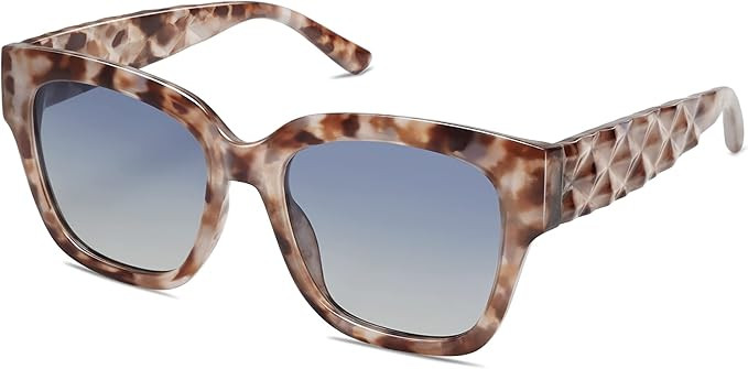 SOJOS Trendy Polarized Square Sunglasses Womens,Retro Oversized Women Thick Sun Glasses SJ2217 | Amazon (US)