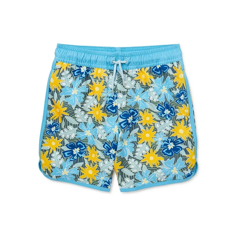 Wonder Nation Boys Tropical Swim Trunks, Sizes 4-18 | Walmart (US)