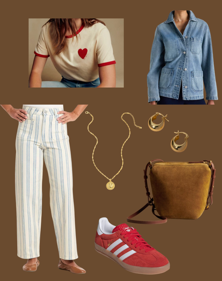 low key valentine's style. 

I just got these pants from target..and I love them. cannot wait to wear.  they fit tts. 

mom style, style, winter style, target finds, sezane, quince, uncommon james, adidas, suede handbag, gold jewelry  

 

#LTKFindsUnder100 #LTKFindsUnder50 #LTKmomlife