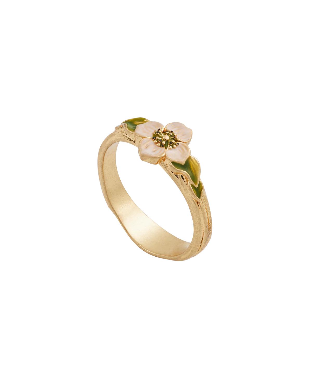 Gold Poppy Anemone Ring | Fable England