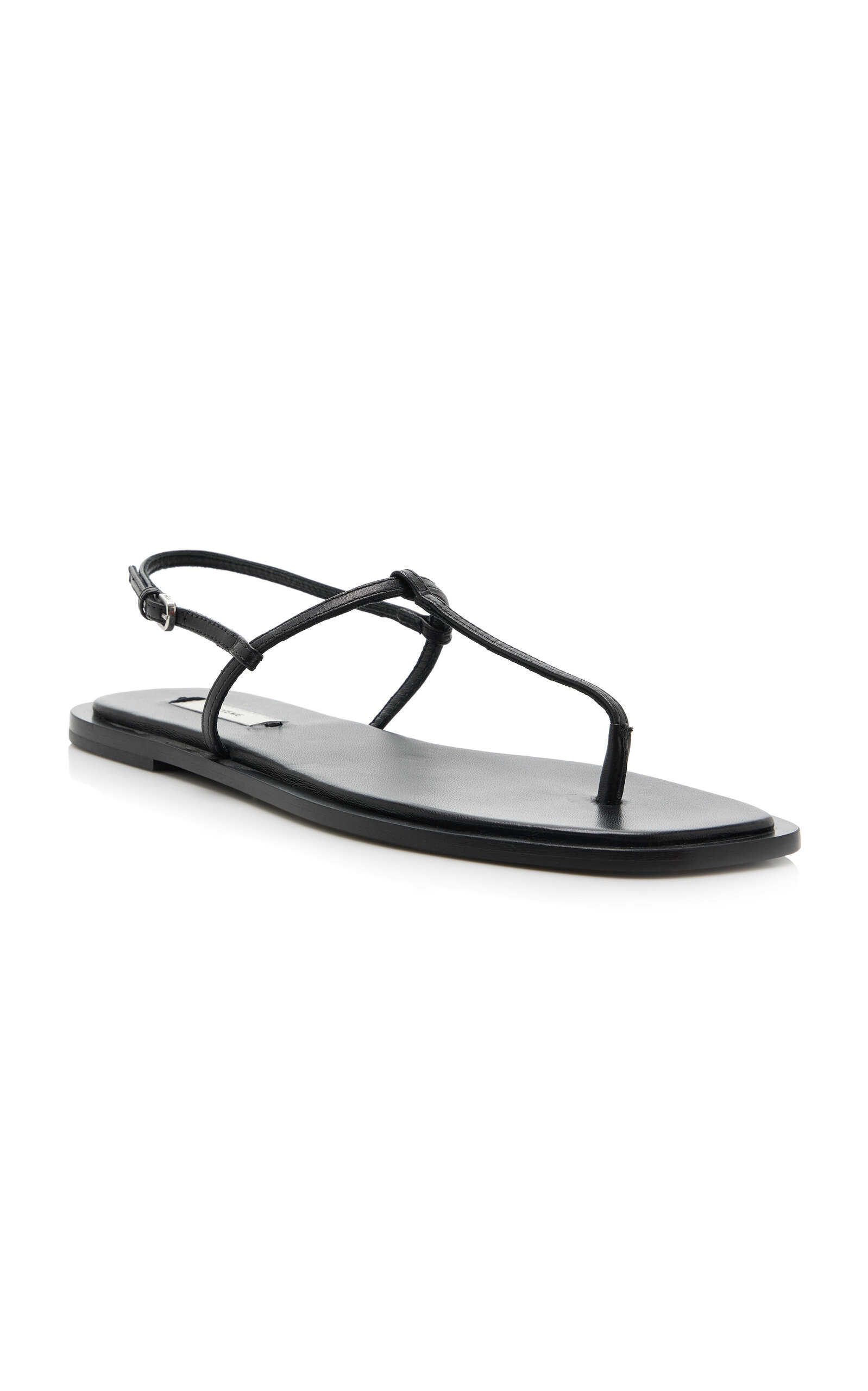 T-Strap Leather Sandals | Moda Operandi (Global)