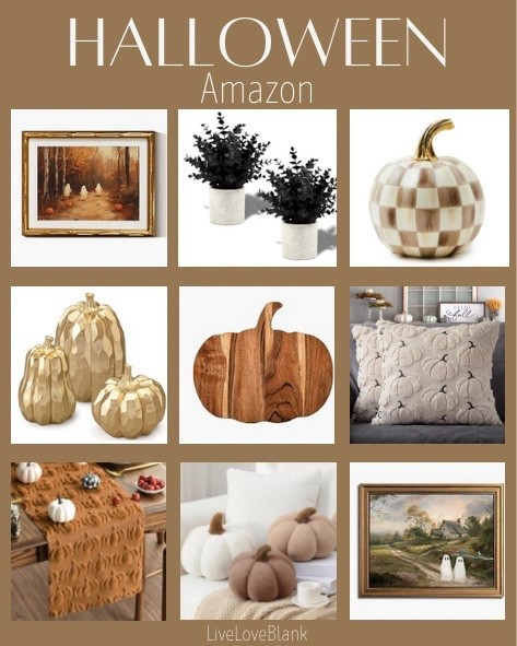 Halloween neutral decor from Amazon
Fall decor 


#LTKSeasonal #LTKHome #LTKStyleTip