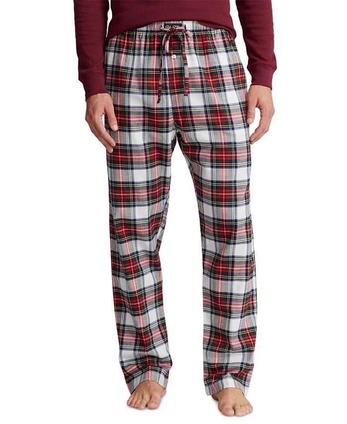 Polo Ralph Lauren Men's Flannel Plaid Pajama Pants  & Reviews - Pajamas & Robes - Men - Macy's | Macys (US)