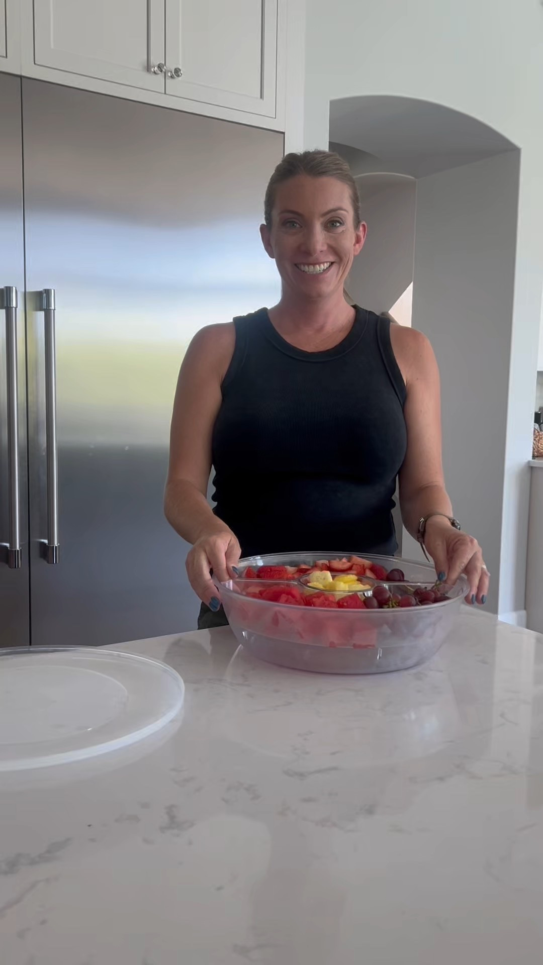 The perfect fruit/vegetable tray for taking to the pool or a party! I love that it has a lid to keep the bugs out and ice on the bottom to keep cold. 

#entertaining #home #walmarthome #walmart 

#LTKParties #LTKHome