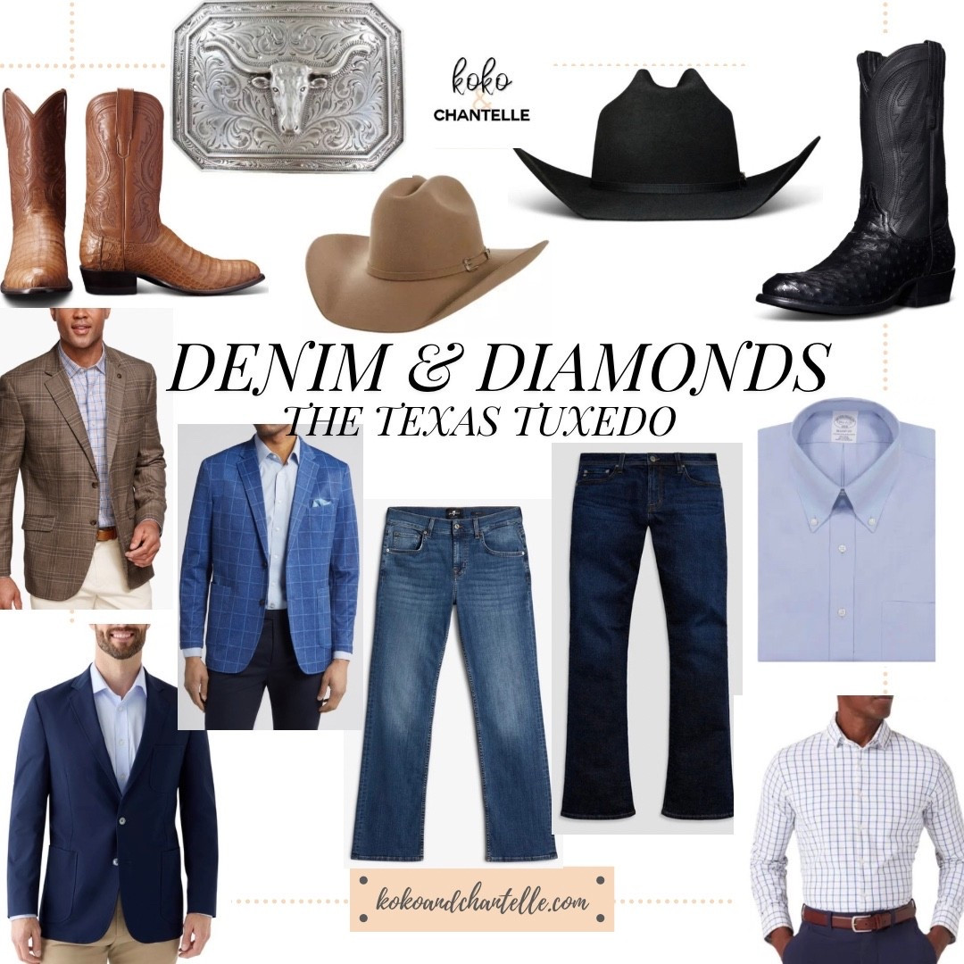 Texas tuxedo! Denim and diamonds what the men should wear🤠
@SCHEELS @nordstrom @Tecovas 

#LTKSaleAlert #LTKWorkwear #LTKMens