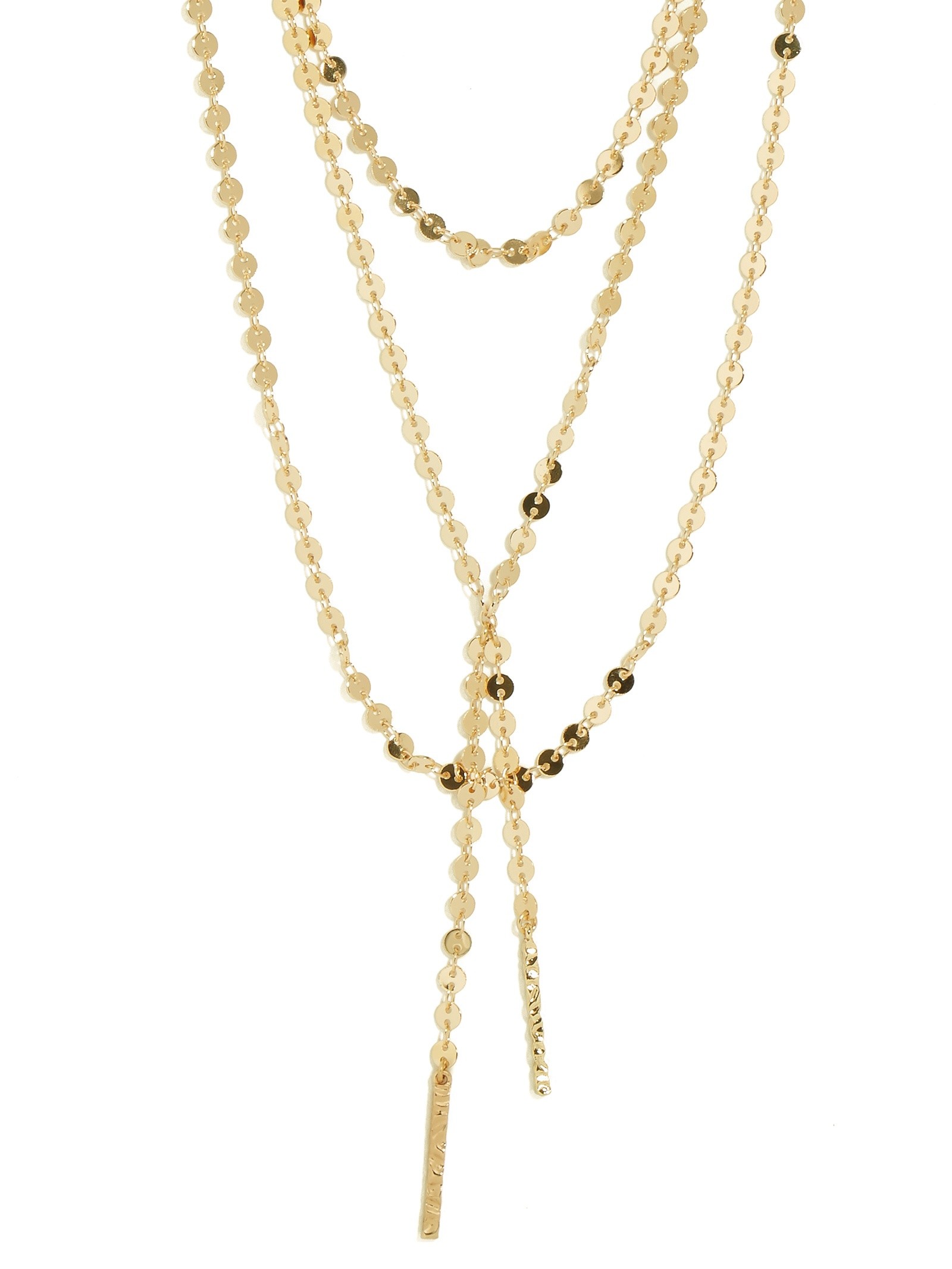 Amber Layered Y-Chain Necklace | BaubleBar (US)