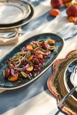 Dakota Oval Melamine Platter | Anthropologie (US)