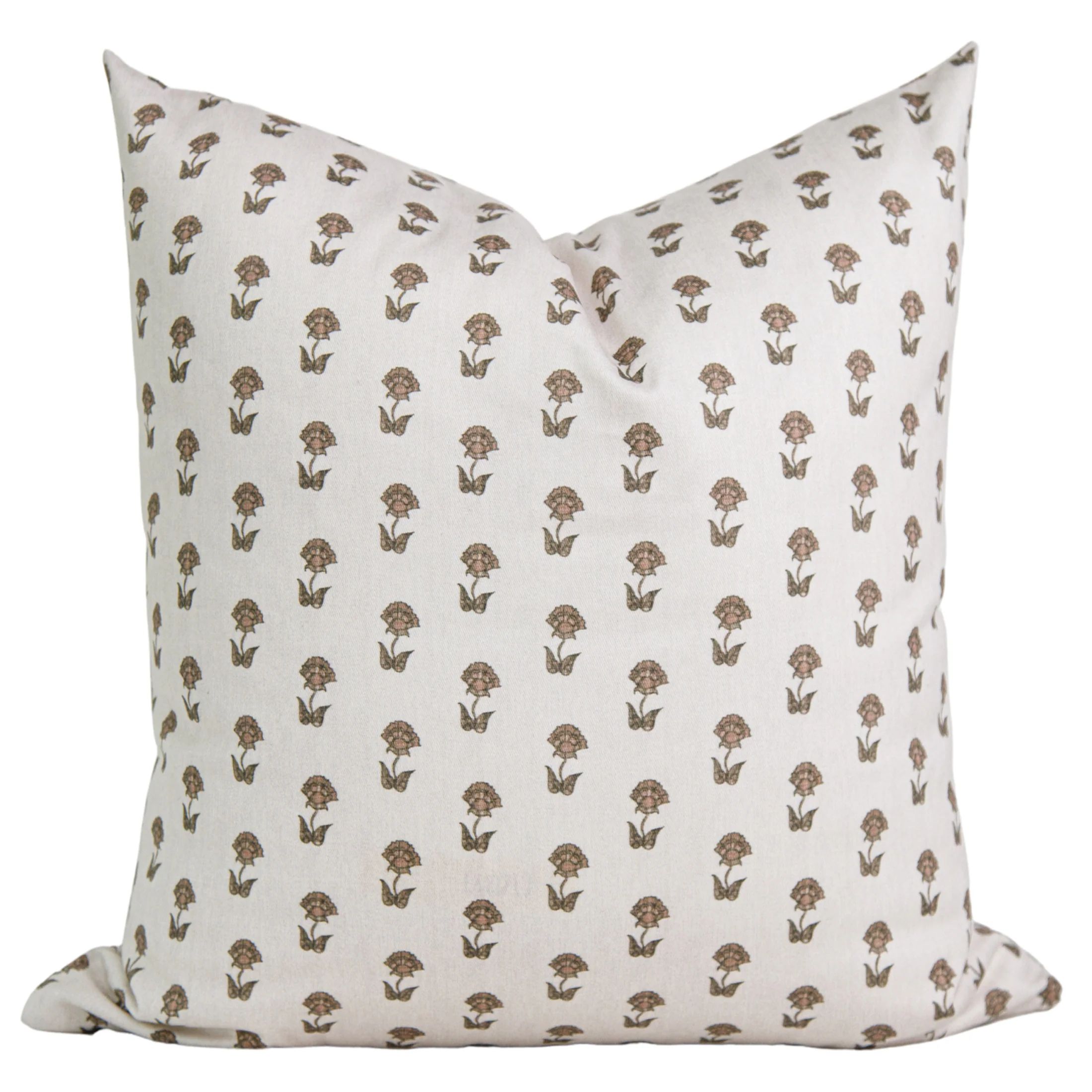 Clara Floral Pillow Cover | Laurel & Blush