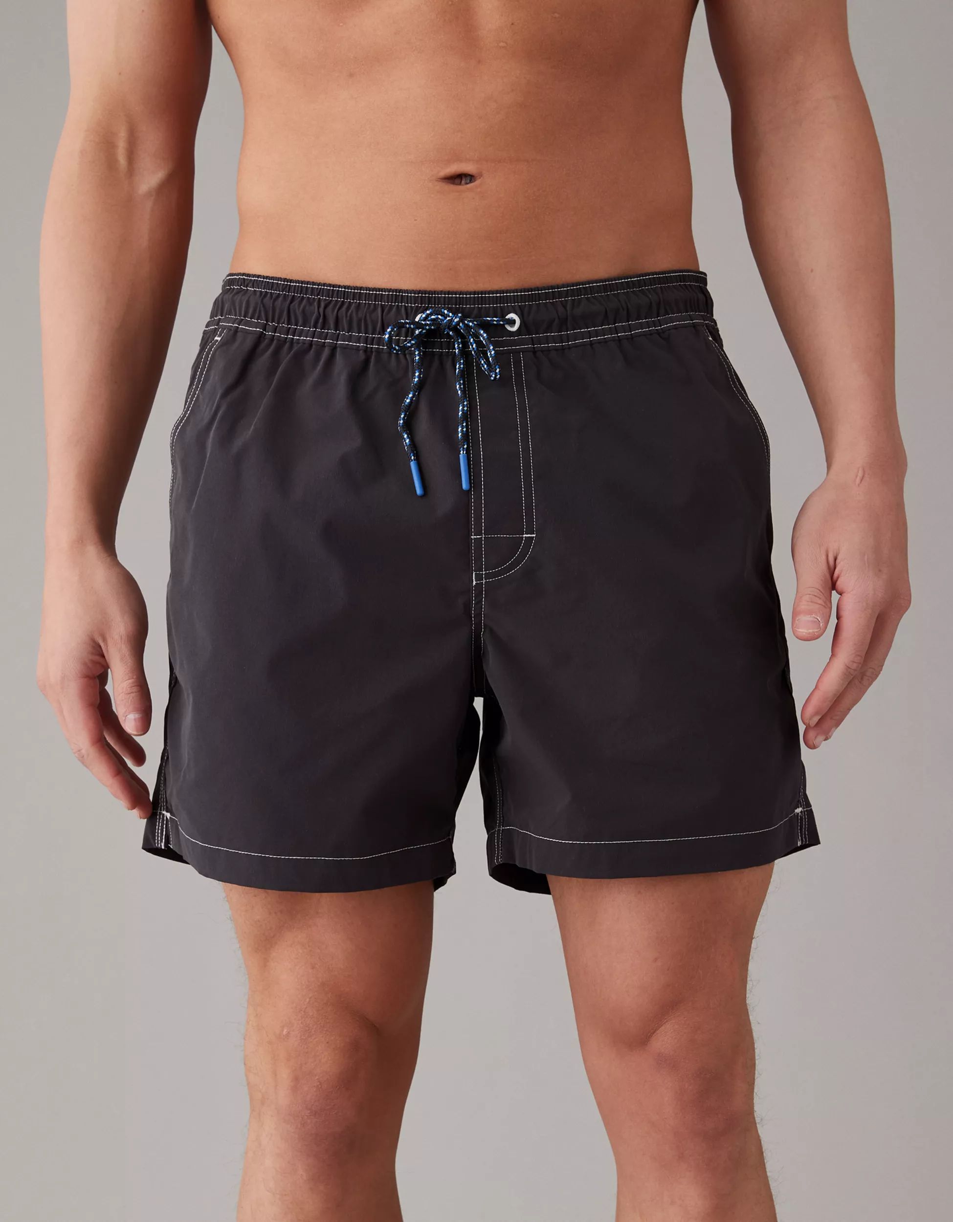 AE Solid Flex 5" Swim Trunk | American Eagle Outfitters (US & CA)