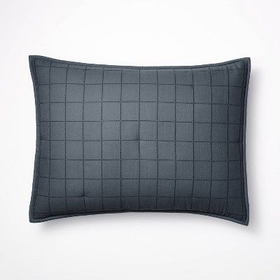 Grid Stitch Cotton Quilt Sham - Threshold™ designed with Studio McGee | Target