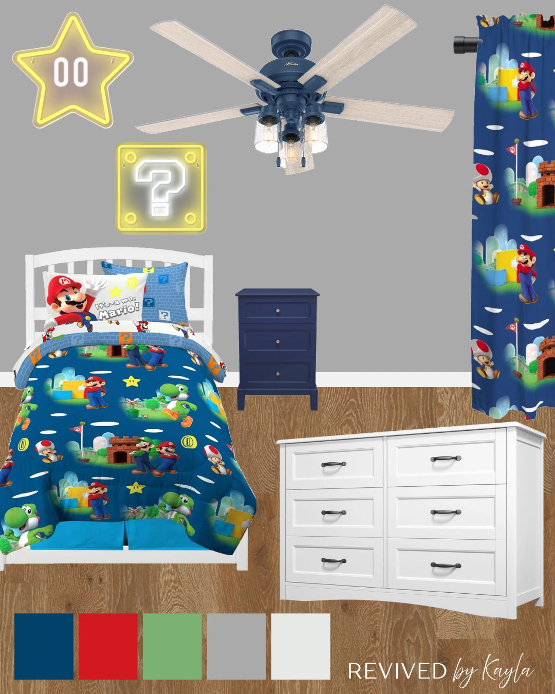 Super Mario boys bedroom design, all from Amazon ⭐️🍄 

#homedecor #boysdecor #boysroom #supermario #boysbedroom #boysfurniture #bedroomdecor #bedroomdesign #amazonfinds #amazonkids

#LTKFindsUnder100 #LTKHome #LTKFindsUnder50