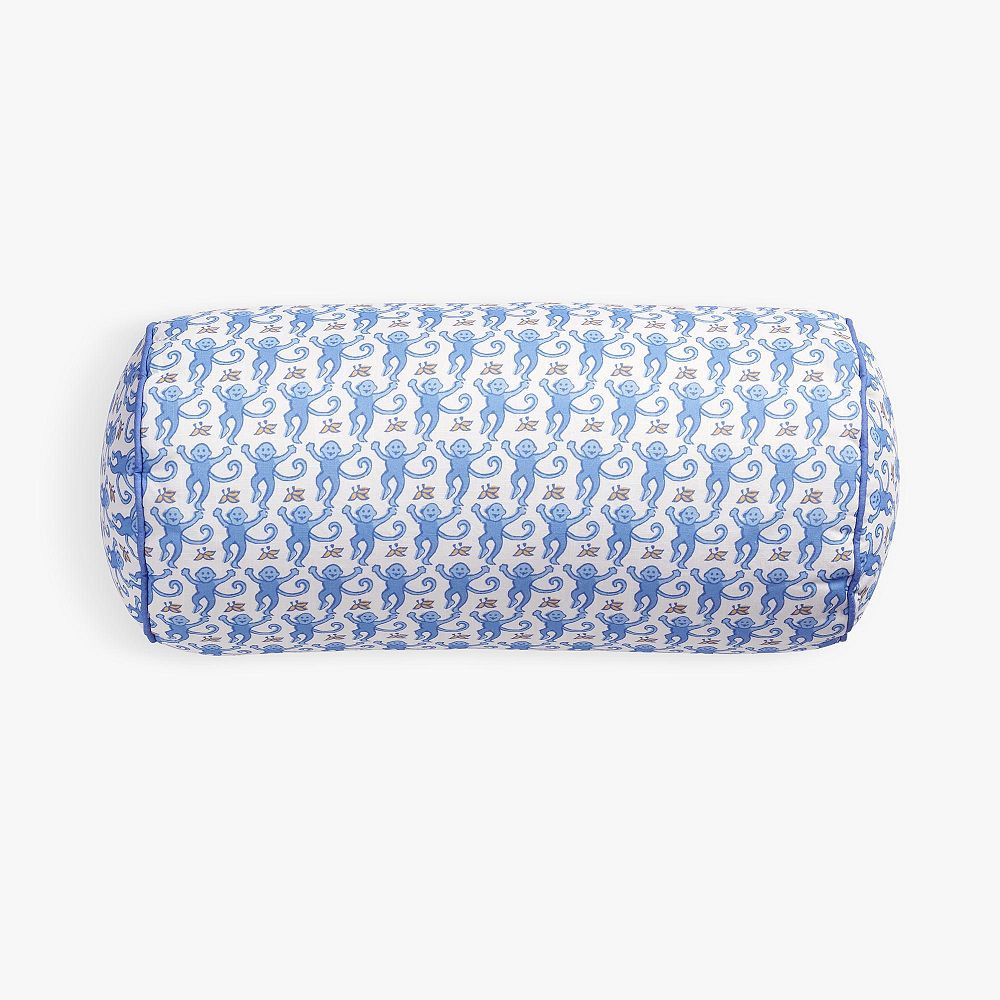 Roller Rabbit Monkey Bolster Pillow | Pottery Barn Teen