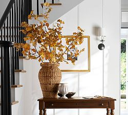 Faux Golden Turning Ginkgo Branch | Pottery Barn (US)