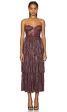 Sabina Musayev Ascella Dress in Bitter Chocolate from Revolve.com | Revolve Clothing (Global)