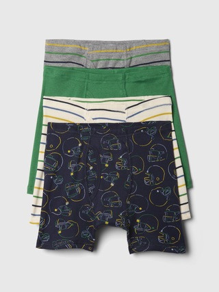 Kids Organic Cotton Boxer Briefs (4-Pack) | Gap (CA)