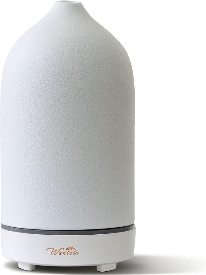 Amazon.com: Wanlola Essential Oil Diffuser,Ceramic Diffuser,120ml Aromatherapy Diffuser with Wate... | Amazon (US)