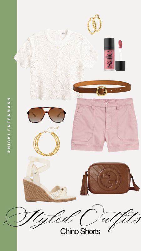 Spring outfit idea featuring these Old Navy chino shorts! 

Old navy fashion, spring style, styled outfit, lace top, cute shorts, 

#LTKstyletip #LTKSeasonal
