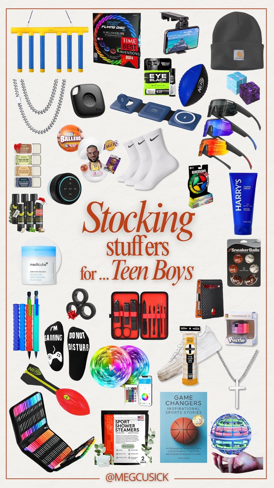 Teen Boys Stocking Stuffers! 


This and more on my Amazon storefront @megcusick  

#LTKHoliday #LTKKids #LTKGiftGuide