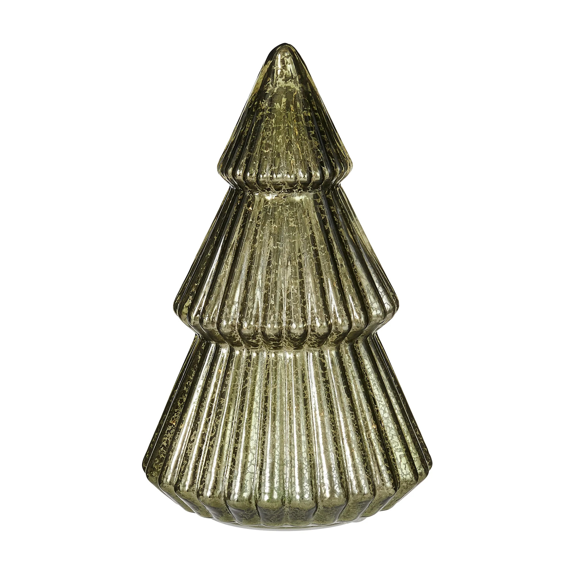 Fraiche(No ratings yet)|Write a review Fraiche Light Up Glass Green Tree Decoration Current price... | Walmart (CA)