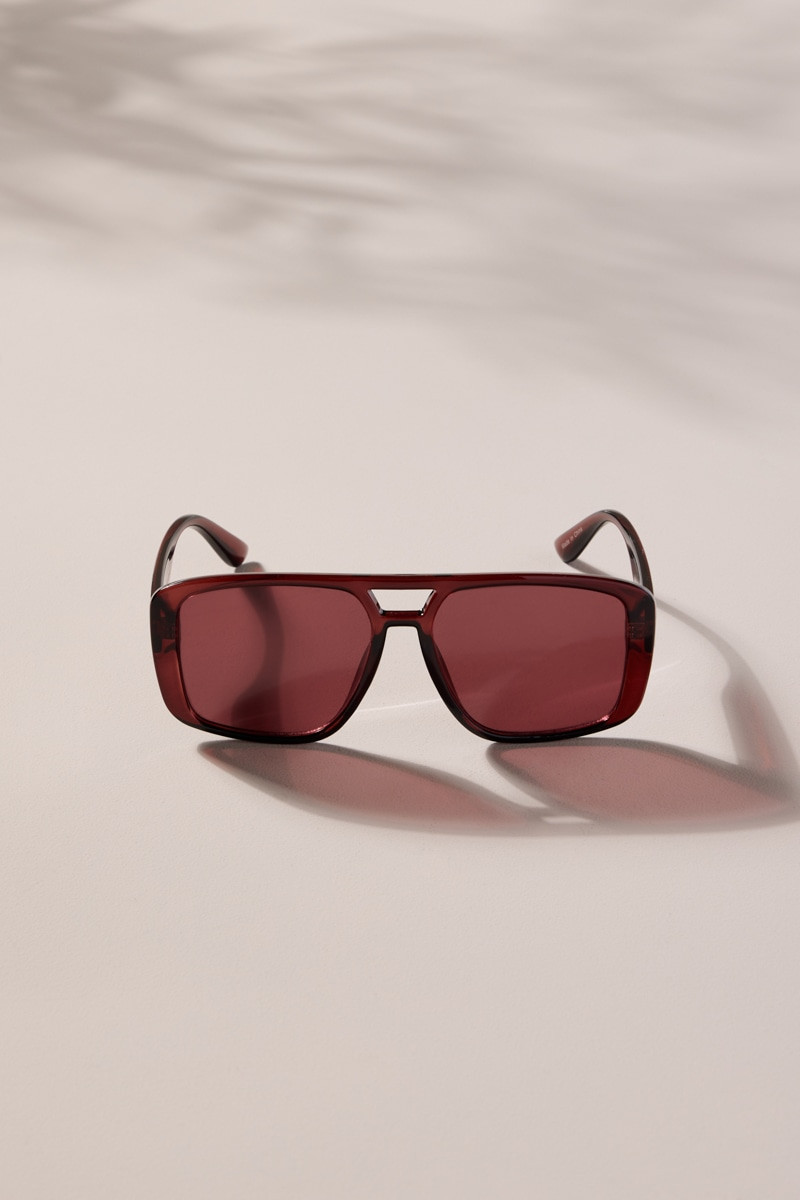 Eliza Oversized Aviator Sunglasses | Francesca's