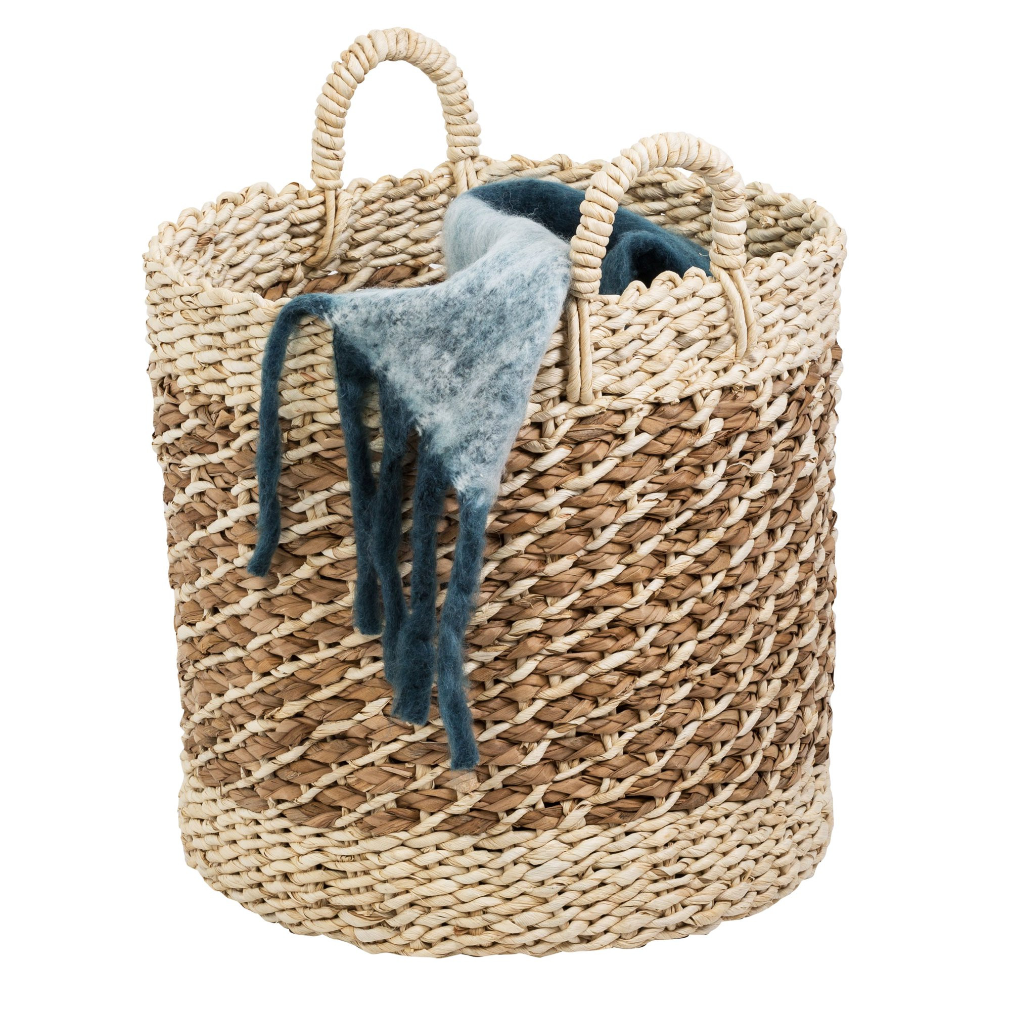 Honey Can Do Coastal Collection Nesting Storage Bins, Natural Weave (Set of 3) | Walmart (US)