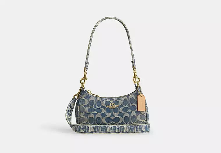 Teri Mini Crossbody Bag In Signature Regenerative Cotton Denim | Coach (US)