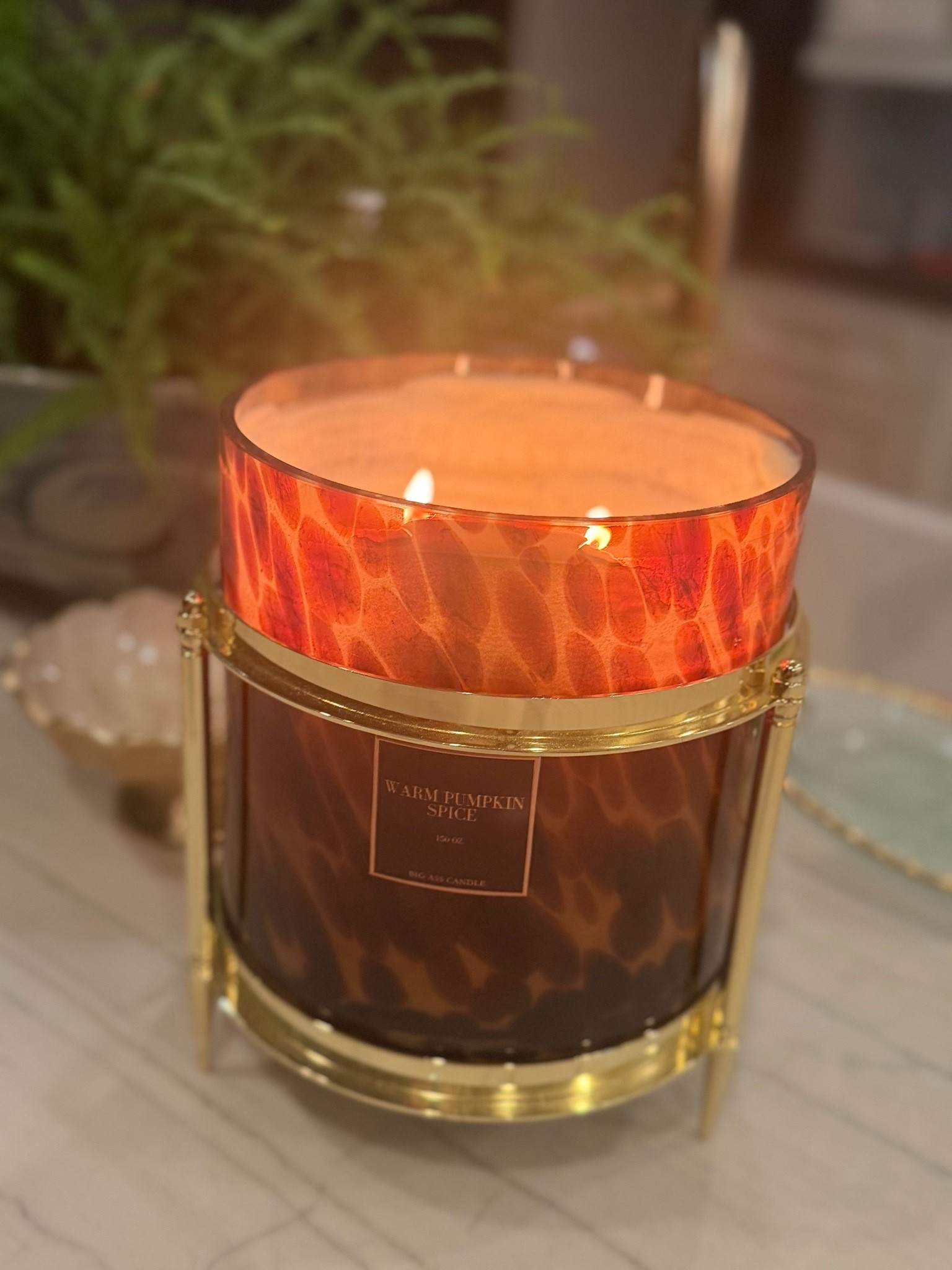 I wish you could smell this candle through this photo. The only holiday scent that doesn’t give me a headache!🧡

#candle #decor #fall #home #luxury

#LTKdayinmylife #LTKSeasonal #LTKHome