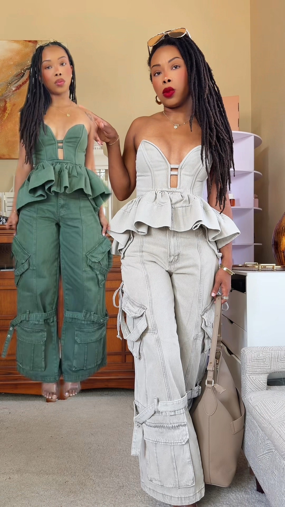 Comment “SHOP” to get the links sent straight to your DMs 🛍️✨

@shopakira this denim-on-denim moment understood the assignment! 👖💙 The AKIRA Kara Denim Corset Top paired with the AKIRA Kara Cargo Pants in Denim is giving bold, trendy, and effortlessly cool.

This matching denim two-piece set is perfect for fall outfits, brunch, date nights, girls’ night out, concerts, casual events, and everyday street style. Pair it with heels for a dressed-up look or sneakers for an effortless casual denim outfit. ✨

📏 Corset Top: Size XL
📏 Cargo Pants: Size 1X

If you’re looking for a denim corset top, denim cargo pants, matching denim set, or statement fall outfit, this one needs to be on your radar. 👀💙

#ShopAKIRA #AKIRA #AKIRAFashion #AKIRAStyle #AKIRAFinds #KaraDenim #DenimCorset #DenimCorsetTop #DenimCargoPants #CargoPants #DenimSet #MatchingSet #TwoPieceSet #DenimOnDenim #DenimOutfit #FallFashion #FallOutfits #FallStyle #StreetStyle #CasualChic #DateNightOutfit #BrunchOutfit #PlusSizeFashion #CurvyFashion #WomensFashion #FashionFinds #LTKFashion #OOTD