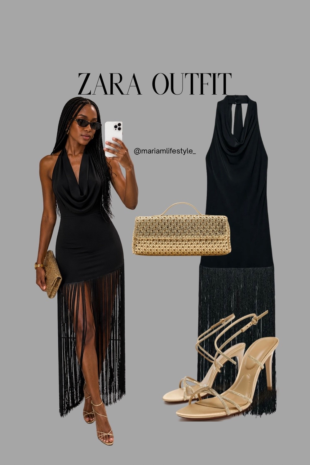 This Zara fringe dress is giving effortless glam 🤍✨ The perfect summer evening look paired with strappy heels and a woven clutch.

#zara

#LTKpartywear #LTKdresses #LTKstyletip