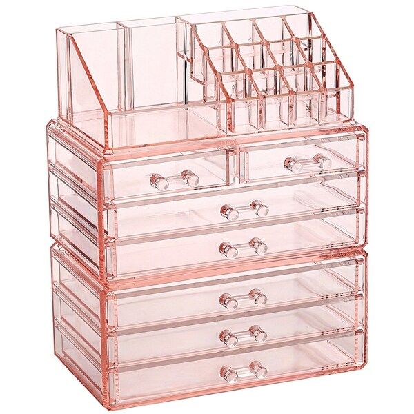 Ikee Design Makeup Organizer Jewelry Storage Case 3 Pieces Set | Bed Bath & Beyond