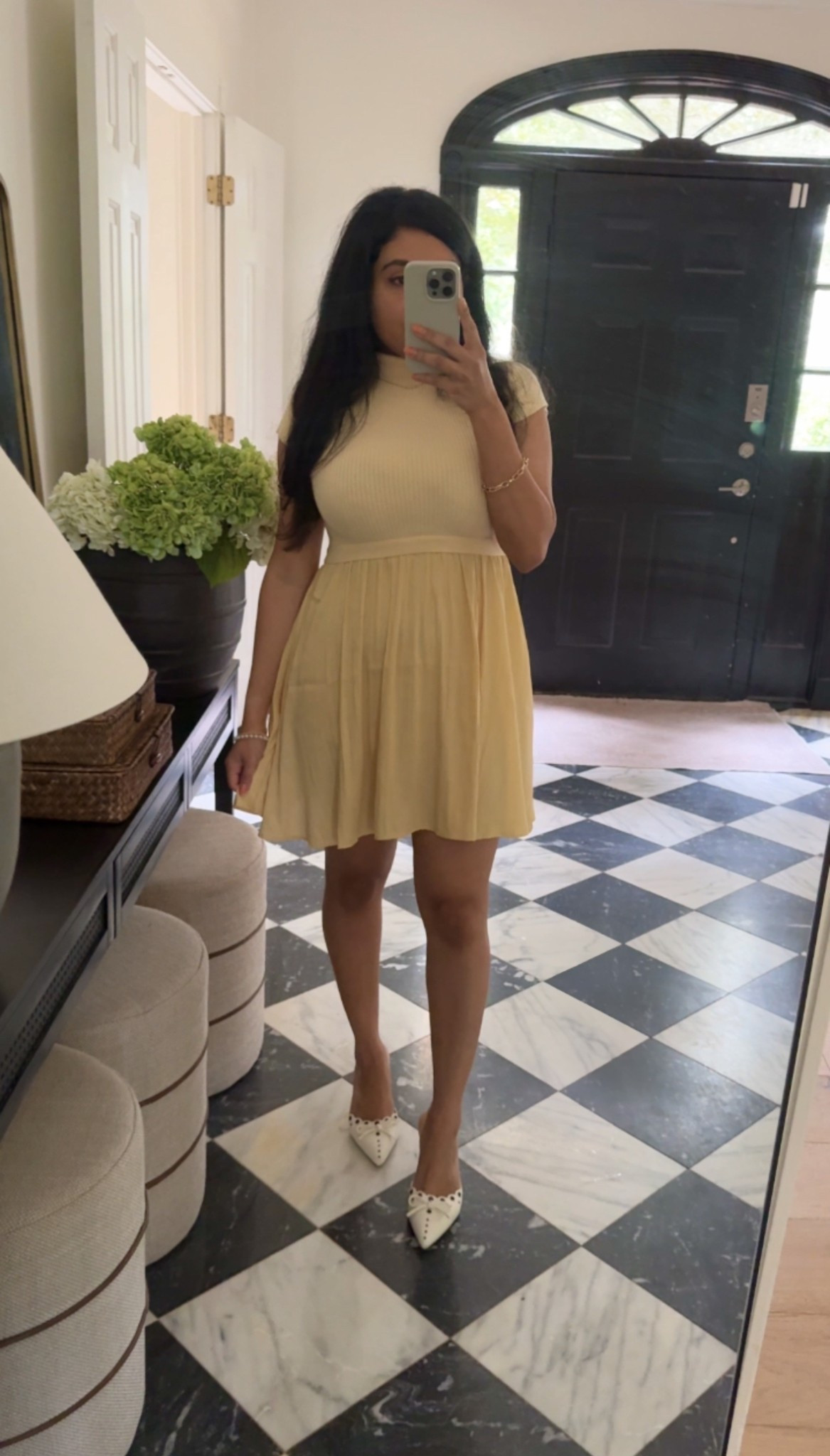 wearing butter yellow until further notice 💛 

my dress is on an extra 40% off an already reduced price! i’ve never seen it so low 👀
(i sized down to XS petite) 

spring summer fashion, petite fashion finds #ltkxanthro

#LTKSaleAlert #LTKStyleTip #LTKPetite