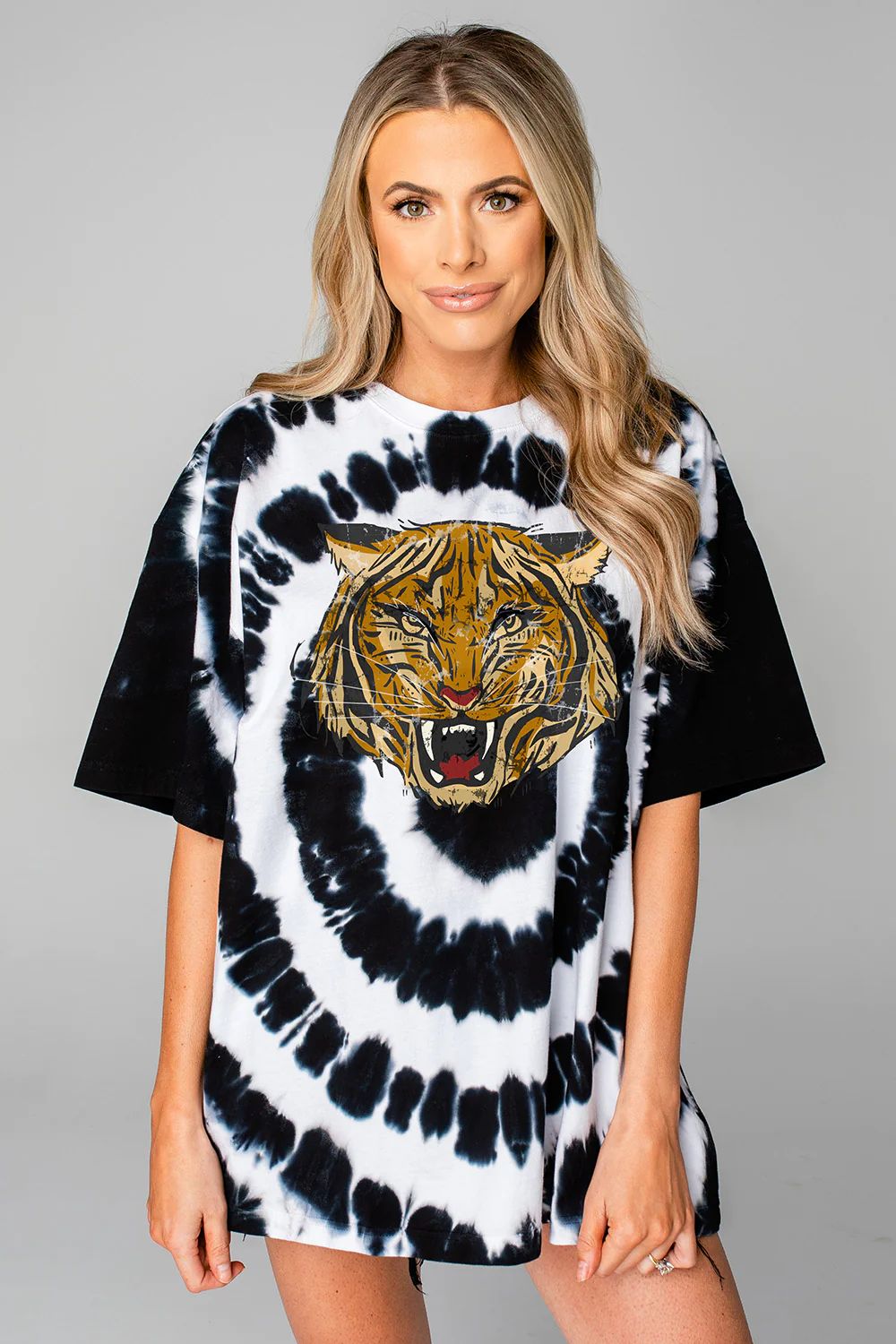 Zoo Tie-Dye Graphic Tee - Tiger | BuddyLove