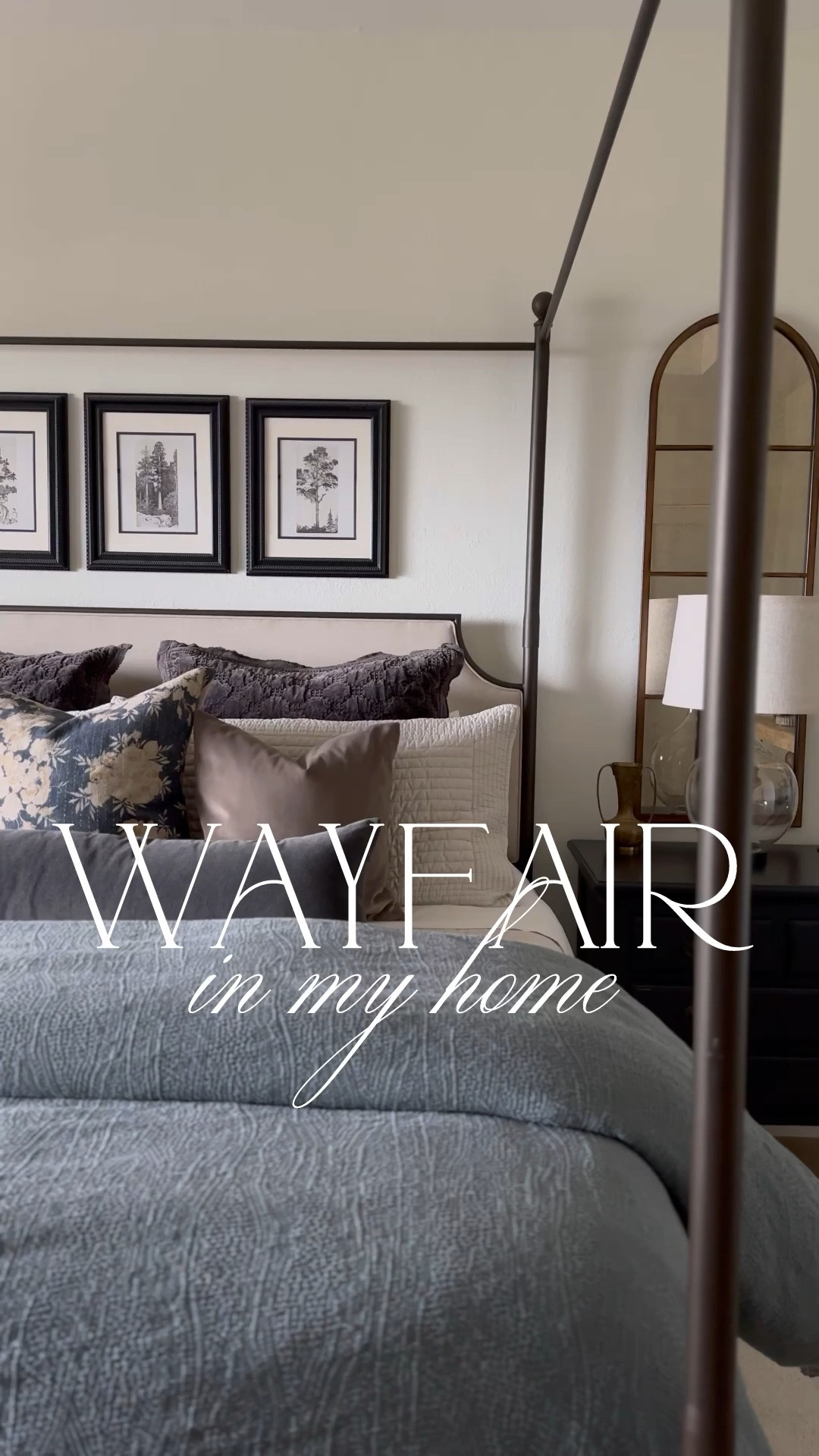 Wayfair home favorites! Including my best selling canopy bed, nightstands and arch mirrors, living room side tables, desk chair in Gray, coffee table, round accent table, and chandelier! #WayfairPartner #Wayfair #OnlyAtWayfair @wayfair

#LTKHome #LTKStyleTip #LTKFindsUnder100