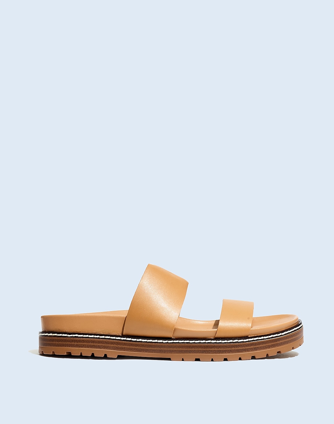 The Charley Double-Strap Slide Sandal | Madewell
