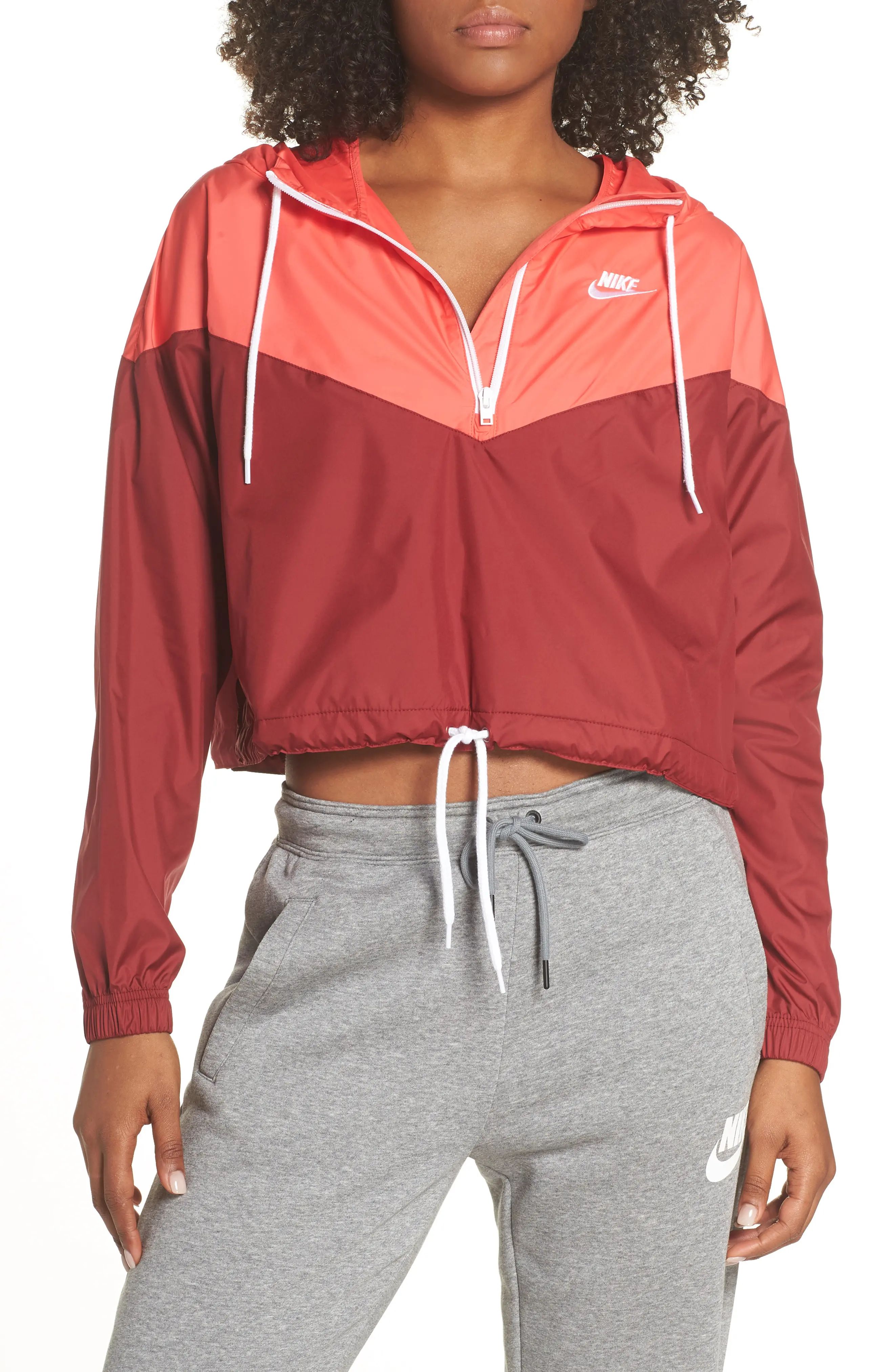 Nike NSW Crop Anorak | Nordstrom