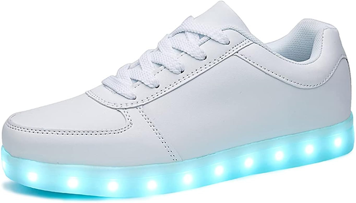 SANYES USB Charging Light Up Shoes Sports LED Shoes Dancing Sneakers | Amazon (US)