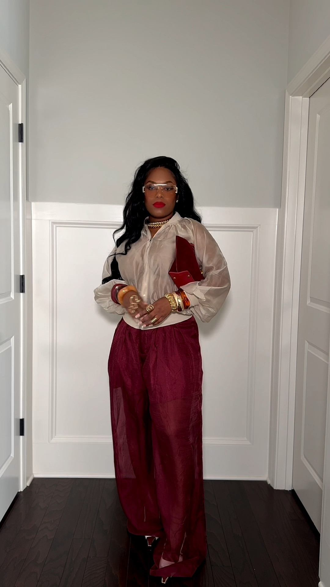 This is a fall look! All items linked 

Pants are fashion nova: “Hollie Wide Leg Organza Pant - Burgundy"

#LTKFindsUnder100 #LTKFindsUnder50 #LTKStyleTip
