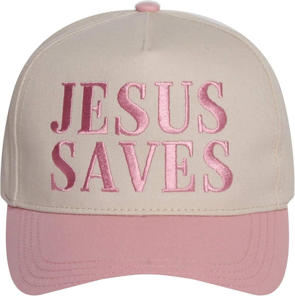 Christian Theme Embroidered 5 Panel Cotton Trucker Hat Snapback Cap for Men and Women | Amazon (US)