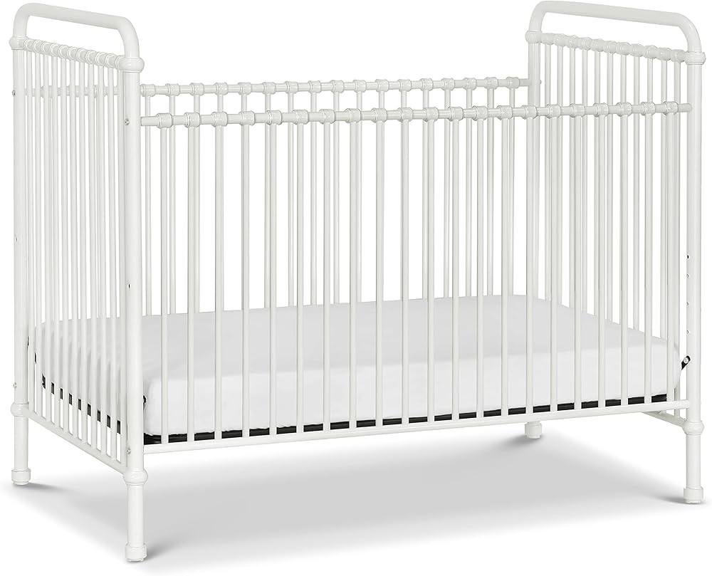Namesake Abigail 3-in-1 Convertible Metal Crib in Washed White, Greenguard Gold Certified | Amazon (US)