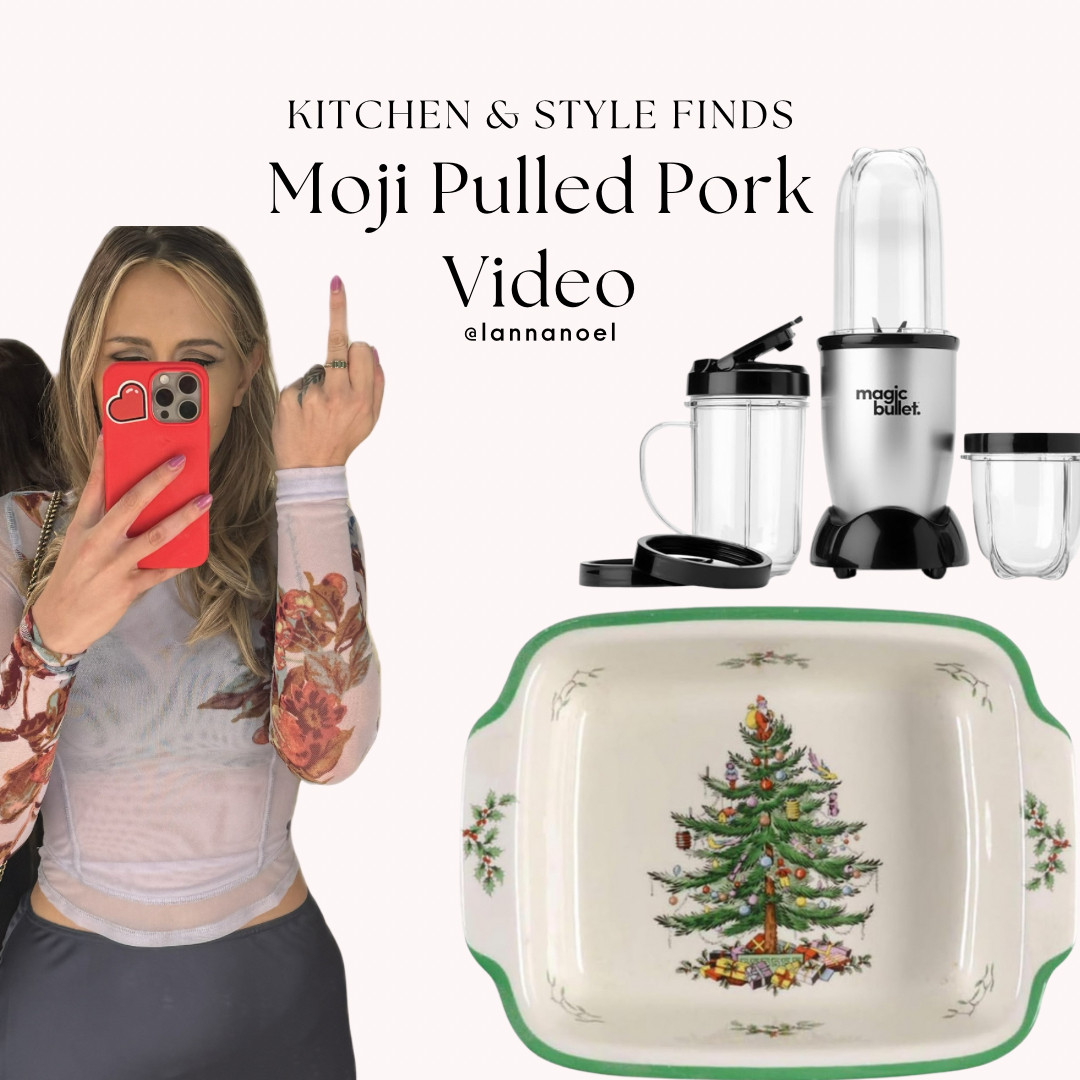 Everything from style to kitchen in my mojo pulled pork video 

 #LTKGiftGuide #LTKHoliday #LTKSeasonal