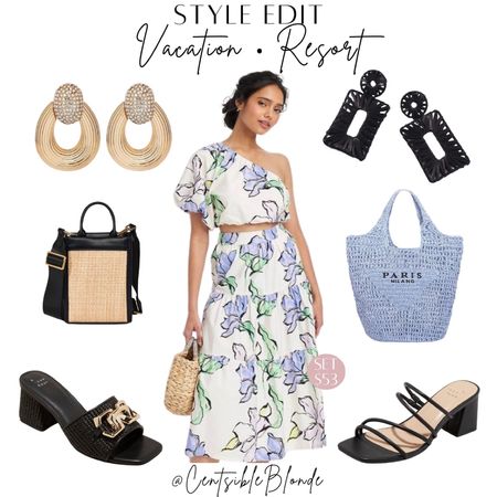 Vacation outfit idea
Resort outfit
Resortwear
Heeled sandals
Black sandals
Matching set
Skirt set
Spring outfit 
Beach outfit 
Dinner outfit 
Straw bag
Handbag
Gold earrings 
Black earrings 
Strappy sandals
Mule heels 

#LTKtravel #LTKfindsunder50 #LTKshoecrush