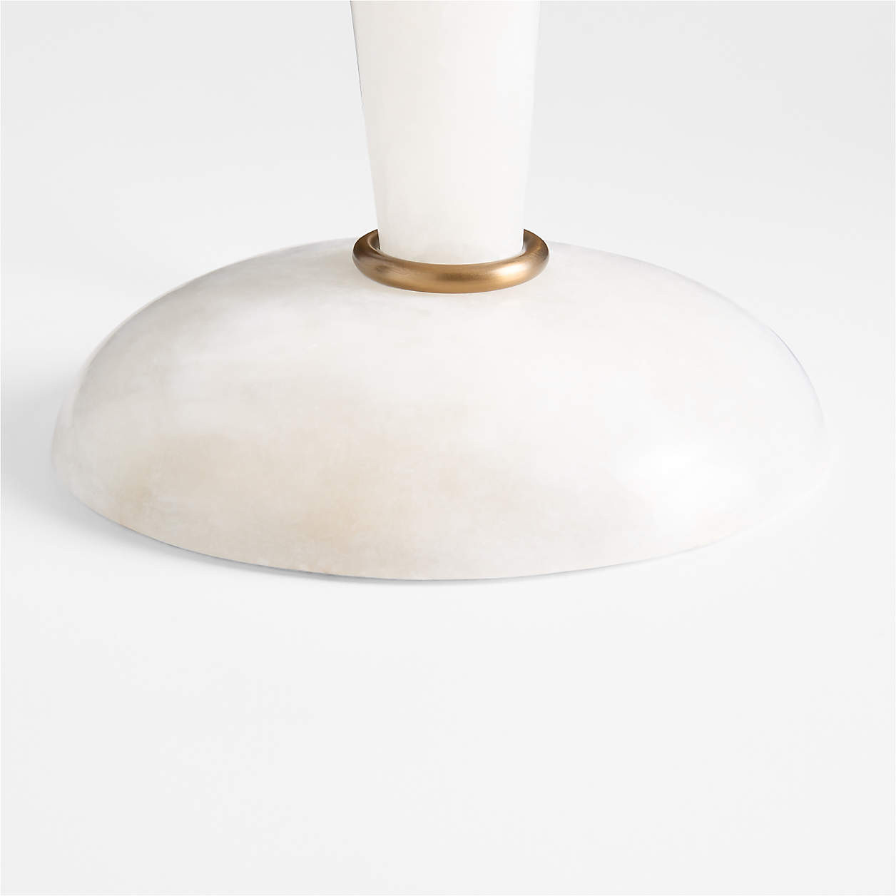 Lucca Alabaster Table Lamp | Crate & Barrel | Crate & Barrel