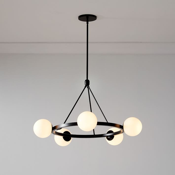 Hayes Round Light Chandelier (35"–47") | West Elm (US)