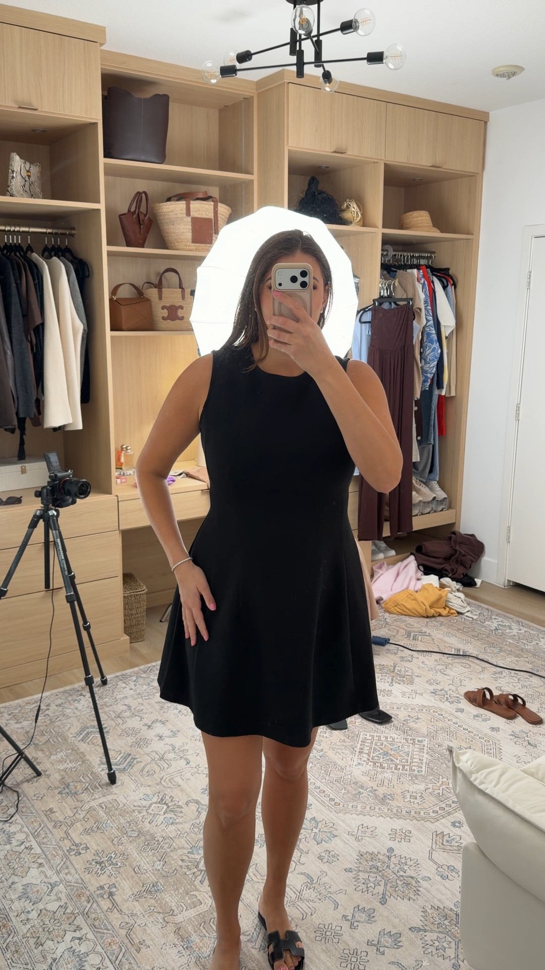 The little black dress 🖤

black mini dress, flattering a line dress, classic closet staple, date night outfit idea, chic minimal style, versatile summer dress, amazon fashion find
