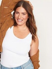 Scoop-Neck Rib-Knit First Layer Tank Top for Women | Old Navy (US)