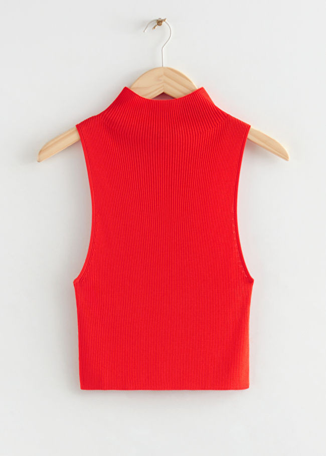 Ärmelloses Crop-Top aus Strick | & Other Stories (DE + FR)