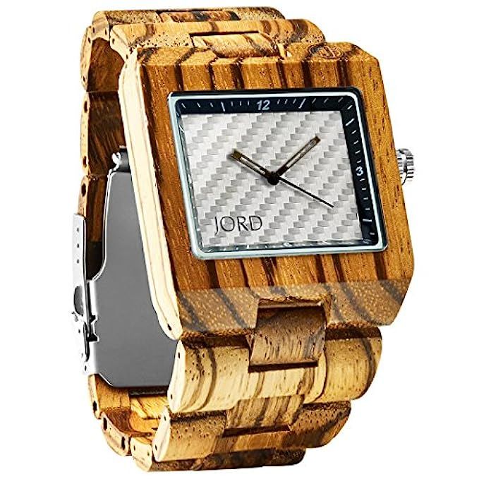 JORD Wooden Wrist Watches for Men - Delmar Sport Series/Wood Watch Band/Wood Bezel/Analog Quartz Mov | Amazon (US)