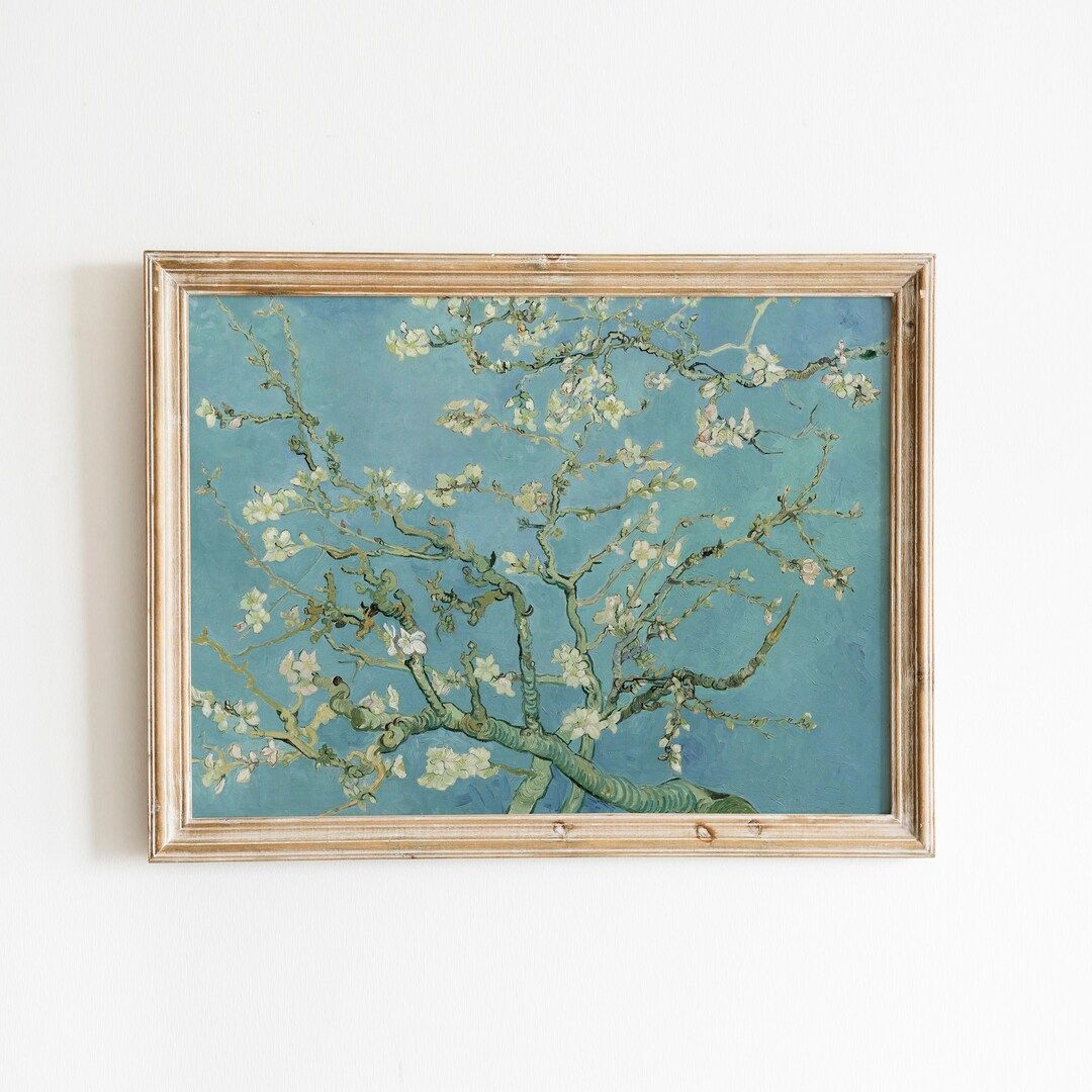 Almond Blossom Print Printable Art Vincent Van Gogh Museum Printable Wall Art Van Gogh Poster Vin... | Etsy (US)